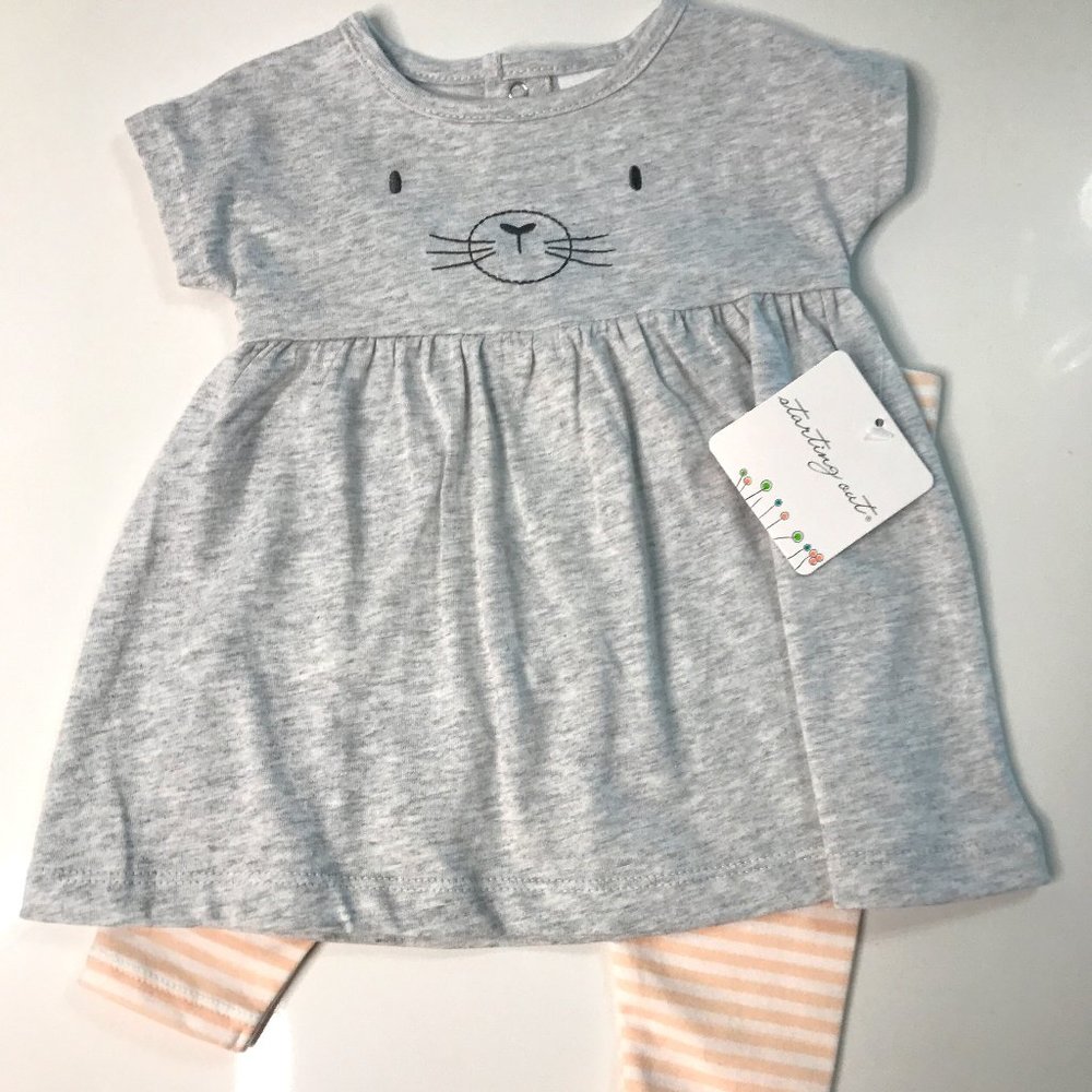 Baby Girl 2 Piece Set - 6M NWT
